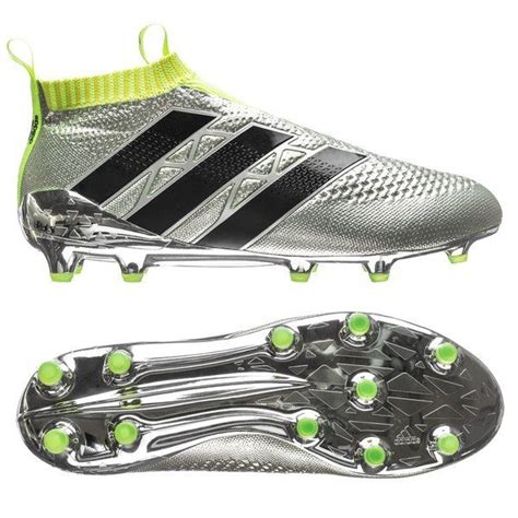 adidas ACE 16+ PureControl FG/AG Mercury Zilver/Zwart/Geel